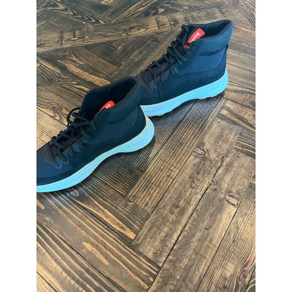 NWOT Sorel Ona Black Lace Up Sneaker Boot Women 8.5 High Top Athletic Hiking - Picture 6 of 13